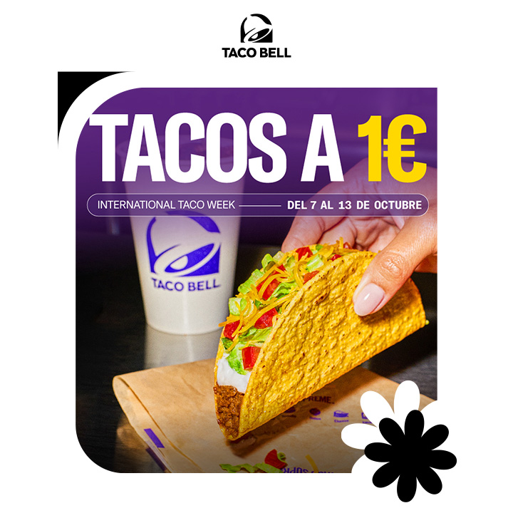 Tacos a 1 € International Taco Week en Taco Bell